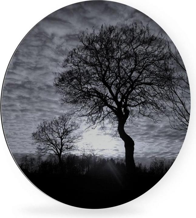 Actual product image Trenddeko Black and White Sunset (Ø 70 cm)