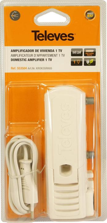 Produktbild Televes BK-Verstärker 35dB RK KROK35RK65 5-65MHz PST+Entzerrer 553504