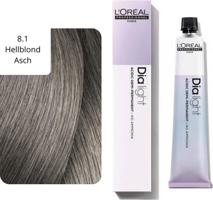 Produktbild L'Oréal Professionnel Dia Light (8.1 Hellblond Asch)