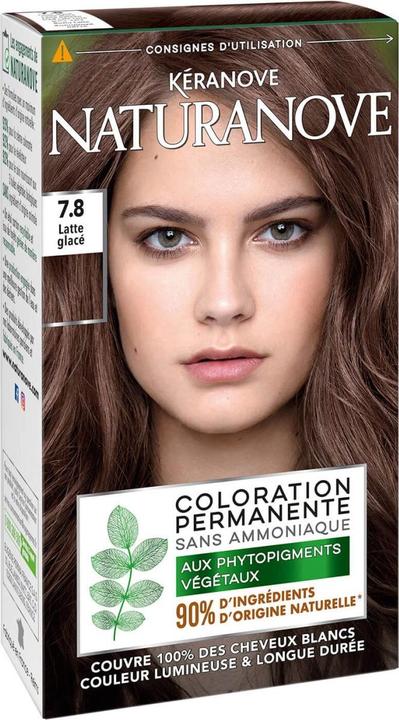 Image du produit Kéranove Naturanove - Coloration permanente Iced Cafe Latte 7.8 (Marron)