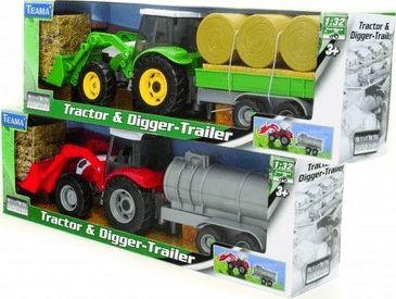 Image du produit Teama Tracteur bulldozer 1:32 ver.2 rouge