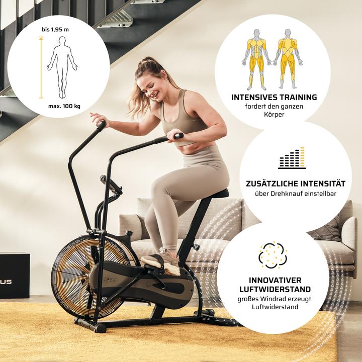 Actual product image Sportplus Air bike