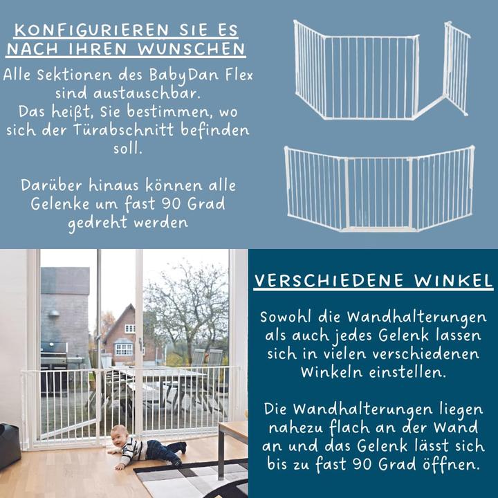 Actual product image Baby Dan Flex L configuration grille, 90-223cm (90 cm)