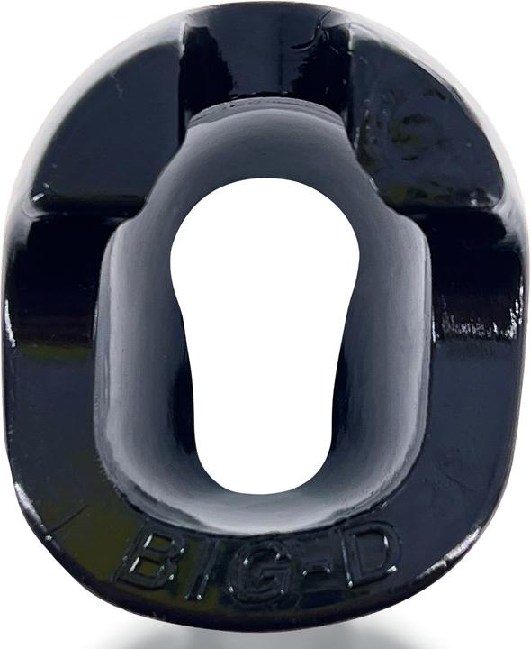 Productafbeelding Oxballs Big-D Schachtgreep Cockring Zwart (4 cm)