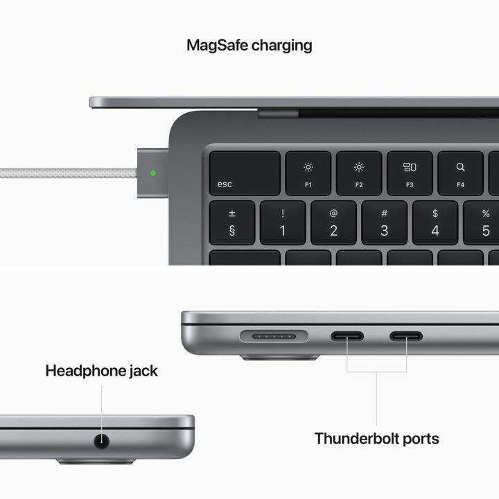 Productafbeelding Apple MacBook Air - 2022 (13.60", M2, 16 GB, 256 GB, NL)