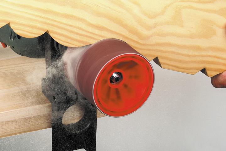 Actual product image wolfcraft wolfcraft 1 sanding drum shaft 8mm, ø75x80mm (80)