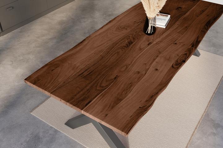Produktbild SAM NICK Baumkante massiv Akazie (300 x 100 x 77 cm)