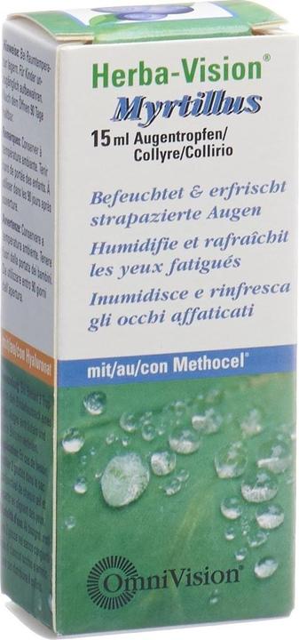 OmniVision Augentropfen Herba-Vision Myrtillus (15 ml, 15 ml Augentropfen)