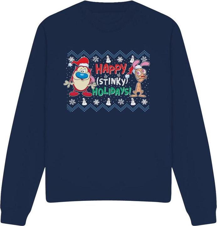 Ren & Stimpy Happy Stinky Holidays Sweatshirt
