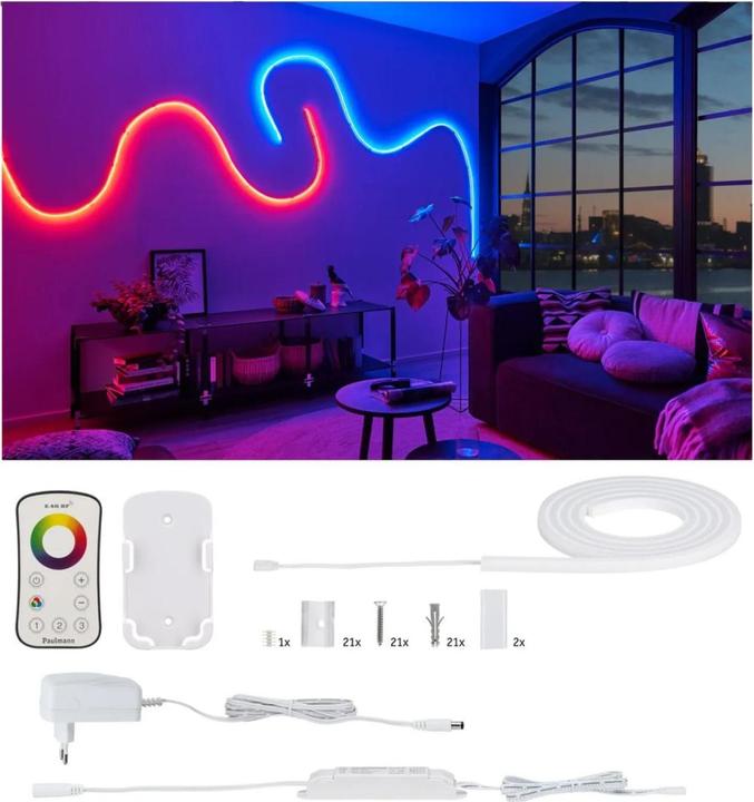 Actual product image Paulmann MaxLED Flow Stripe Set (Multicoloured, 150 cm, Indoor)