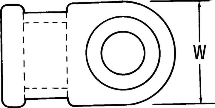 Actual product image HellermannTyton Mounting base (Fixing loops, 12.50 mm, 100 pcs.)