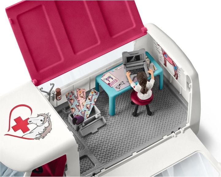 Actual product image Schleich Mobile veterinarian with Hanoverian foal