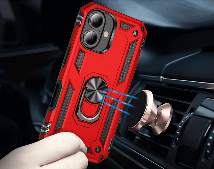 Actual product image Cover-Discount iPhone 16 - Robust back cover with kickstand (Apple iPhone 16)