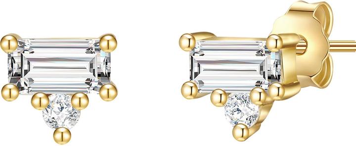 Produktbild Glanzstücke München Damen Sterling Silber Zirkonia gelbgold - 23650 (Sterling Silber)