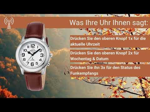Immagine prodotto Master Time MTGA-10806-12L Orologio radiocomandato parlante da uomo 40 mm (Orologio da polso analogico, 40 mm)