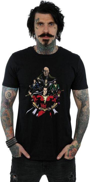 Immagine prodotto Shazam Team Up Maglietta Uomo (XL)