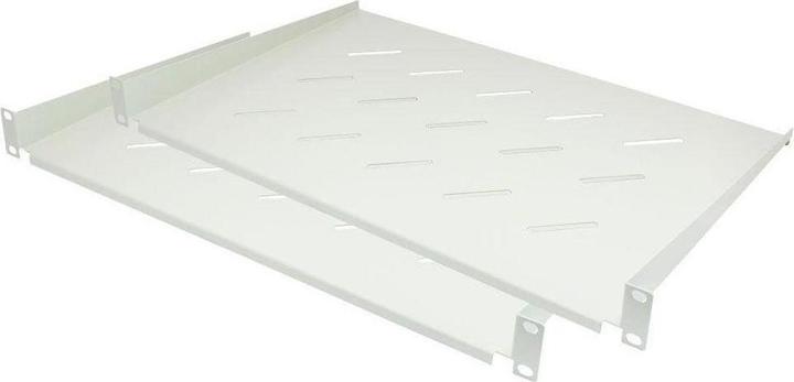 Actual product image Kabelmeister 19" shelf, front mounting, installation depth 300 mm, set of 2, light grey (RAL7035)