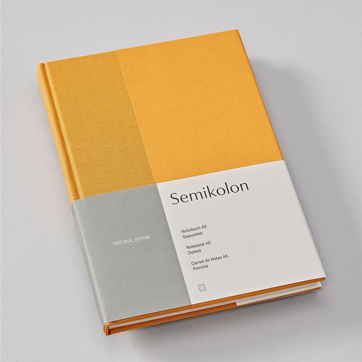 Produktbild Semikolon Notizbuch (A5) NATURAL AFFAIR, Golden Hour, Dotted