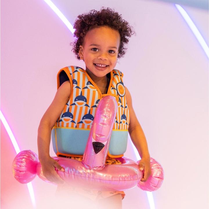 Actual product image Swim Essentials Lifejacket 4-6 years Shark (One size, 18-30 kg)
