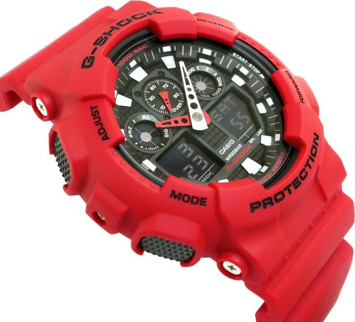 Produktbild Casio Ga-100b-4aer (Digitaluhr, Analoguhr, Chronograph, 51 mm)