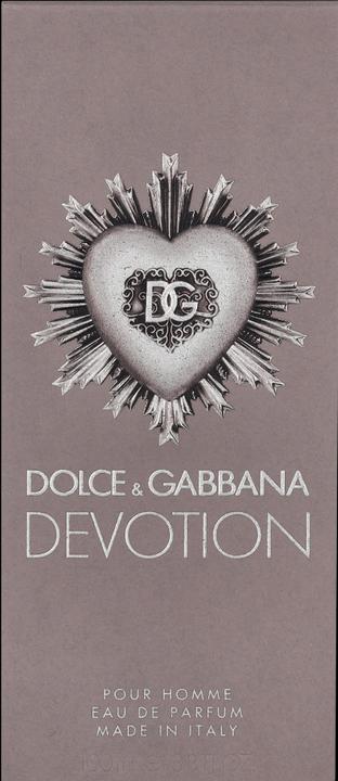 Immagine prodotto Dolce & Gabbana Devotion For Men Eau De Parfum 100ml (Eau de parfum, 100 ml)