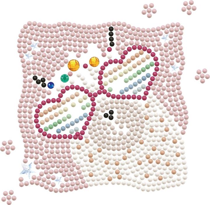 Actual product image Diamond Dotz Llama rainbow
