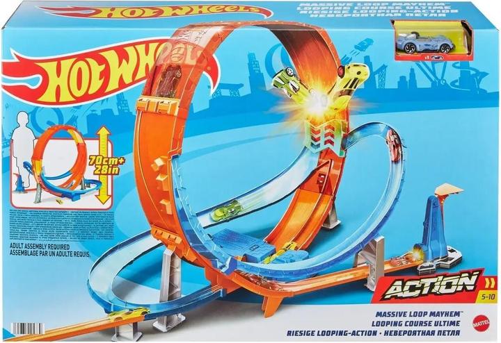 Produktbild Mattel Riesen Looping-Crash Trackset