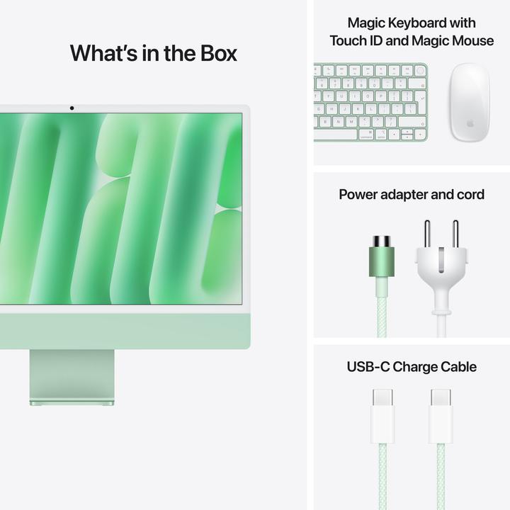 Actual product image Apple iMac 2024 (M4, 24 GB, 512 GB, Apple M4 10-Core)