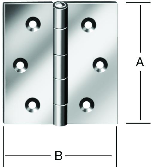 Produktbild Pferd Werkzeuge Vormann DIN-Scharnier känt.25X25 vz.