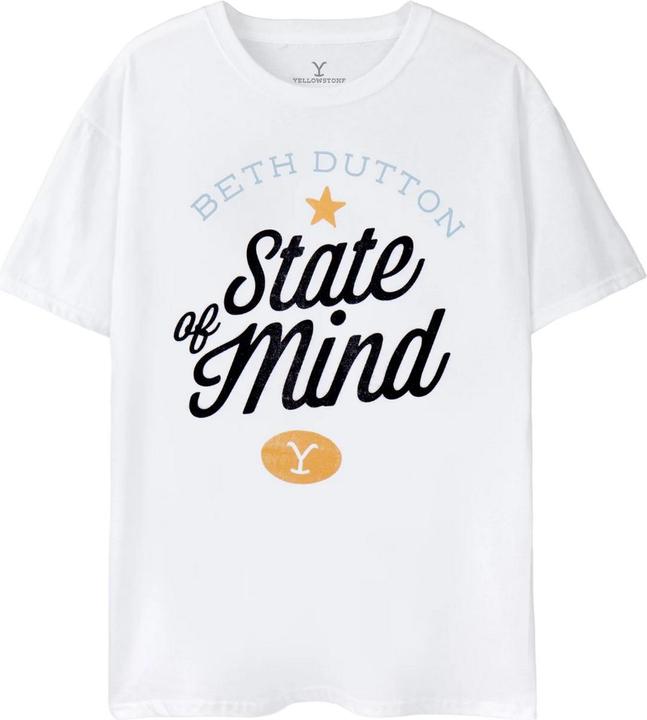 Actual product image Yellowstone Womens/Ladies Beth Dutton State Of Mind T-Shirt (M)
