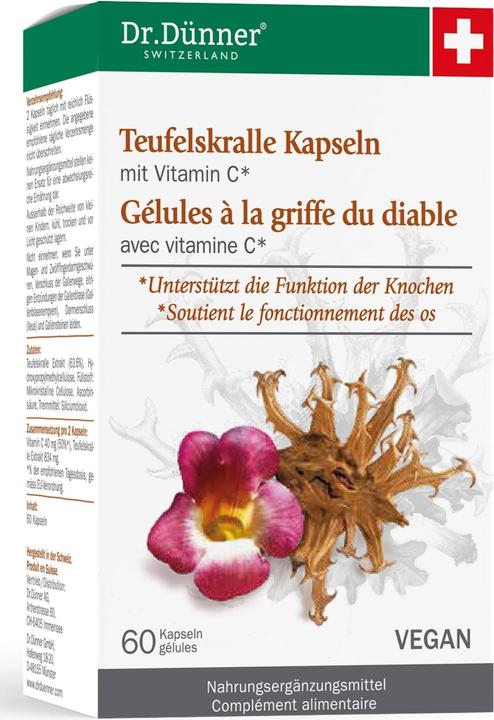 Produktbild Dr. Dünner Teufelskralle Kaps (60 Stück, Kapseln, 67 g)