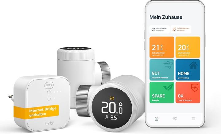 Immagine prodotto tado° Smartes Heizkörperthermostat Starter Kit X