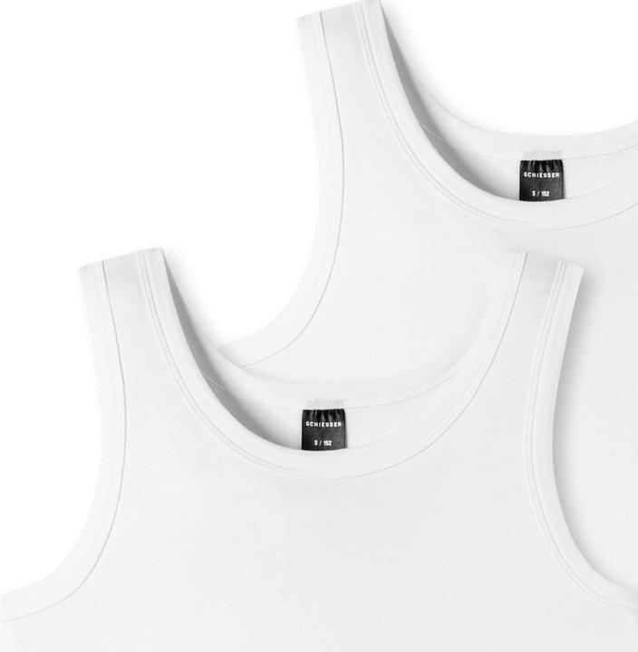 Immagine prodotto Schiesser Confezione da 6 ragazzi adolescenti - 95/5 Organic Cotton Undershirt (164)