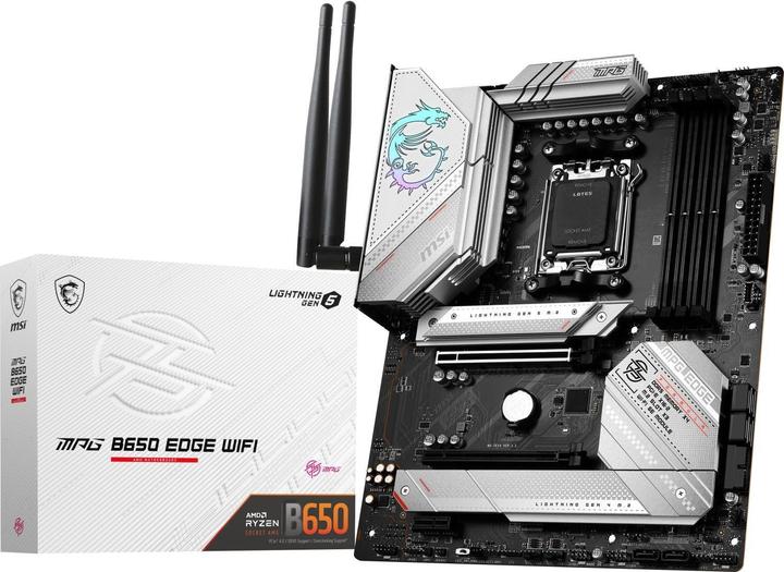 Actual product image MSI MPG B650 Edge WIFI (AM5, AMD B650, ATX)