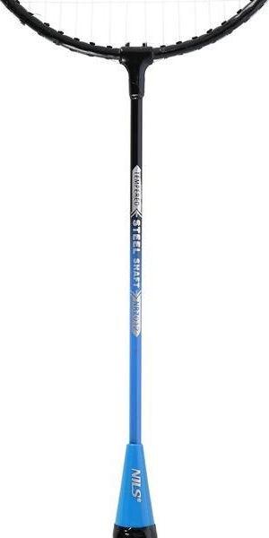 Actual product image Nils NRZ012 STEEL badminton set 2 rackets + 3 shuttlecocks + 195x22cm net + case