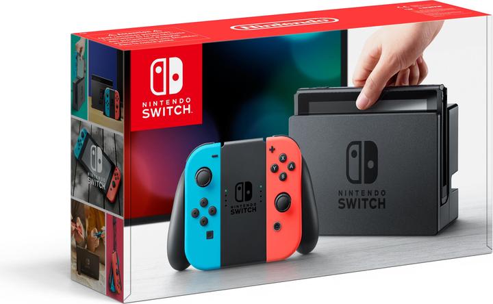 Actual product image Nintendo Switch – Neon red / Neon blue