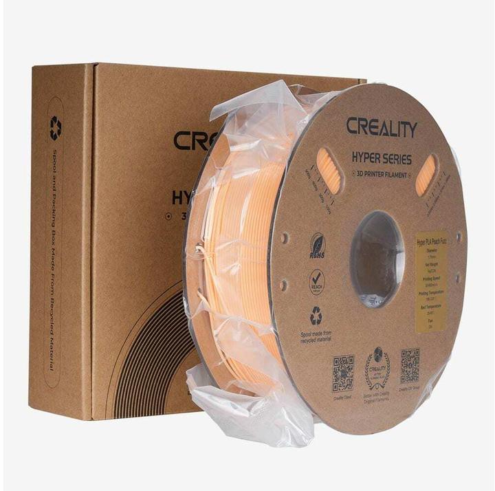 Actual product image Creality Filament PLA Hyper, Peach, 1.75 mm, 1 kg (PLA, 1.75 mm, 1000 g, Rose)