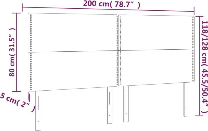 Produktbild VidaXL Thorn (200 x 5 x 128 cm)
