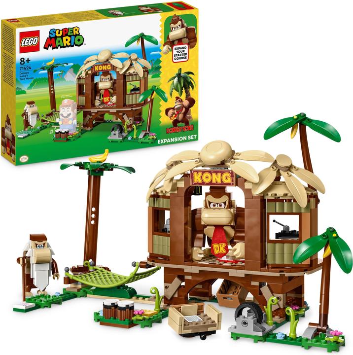 Immagine prodotto LEGO La casa sull'albero di Donkey Kong - Set di espansione (71424, LEGO Super Mario)