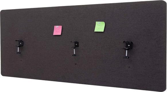 Actual product image Mendler Acoustic desk partition, office privacy screen desk pin board, double wall fabric/textile - 160x60cm