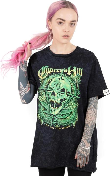 Actual product image Universal Textiles Adult T-shirt with skull (XL)