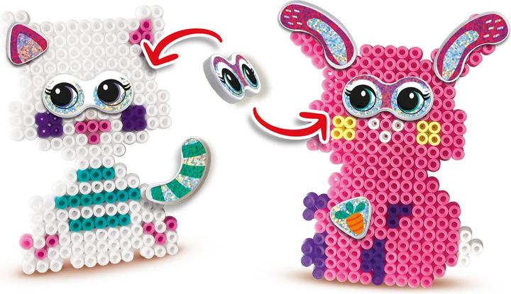 Produktbild Ses Bügelperlen-Set - FunPins Glitzertiere