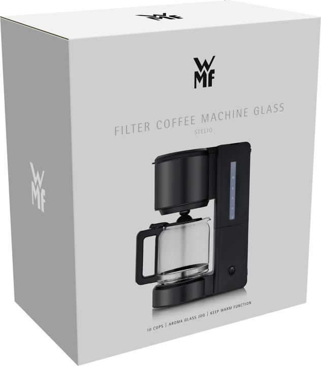 Image du produit WMF STELIO cafetière verre, deep black