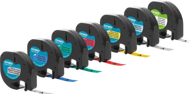 Produktbild Dymo S0721660 Kunststoffband (1.20 cm, Weiss)