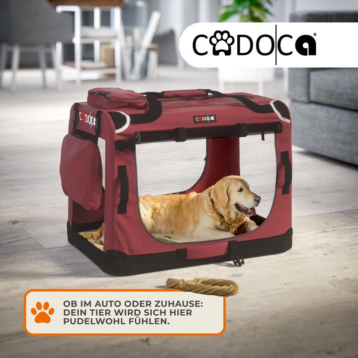Immagine prodotto Cadoca Trasportino per Animali S/M/L/XL/XXL (Cane, Pieghevole, Lavabile)