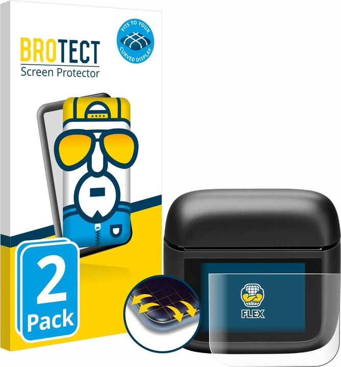 Produktbild BROTECT Fullscreen Schutzfolie Displayschutz Folie Klar Transparent