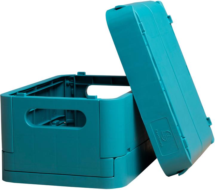 Image du produit Exacompta Boîte pliable The Smart Case mini Skandi - Bleu Pacifique