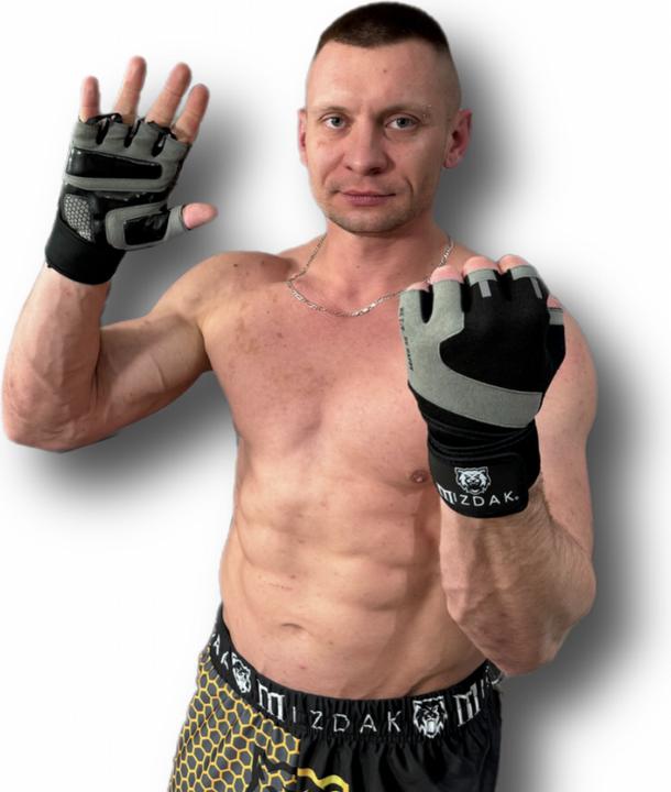 Actual product image Mizdak MMA Fitness gloves classic (L)