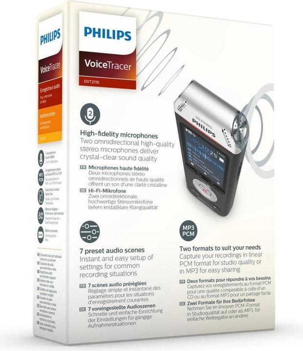 Actual product image Philips Voice Tracer DVT2110 (8 GB)