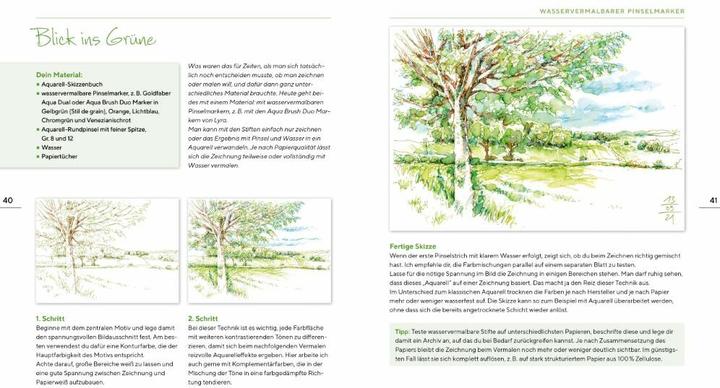 Produktbild Buch Nature Sketching Step by Step (Deutsch, Hans-Christian, Sanladerer, 2022)
